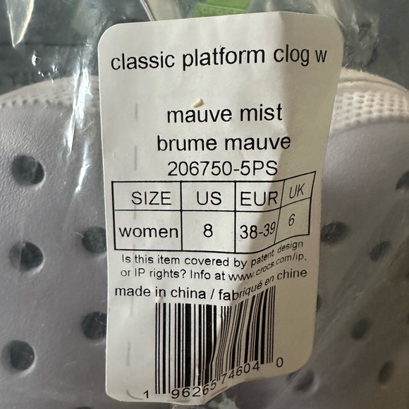 NWT crocs classic platforms - Picture 3 of 4